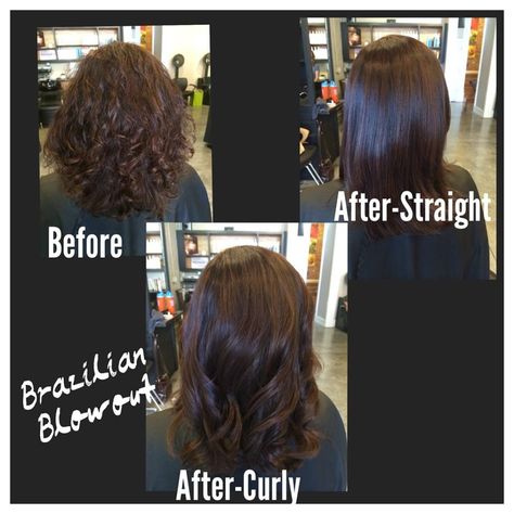 Brazilian Blowout Short Hair, Brazilian Blowout On 4c Hair, Brazilian Blowout Curly Hair, Brazilian Blowout Before And After, Brazillian Blowout Before And After, Brazilian Blowout, Beauty Tools, Textured Hair, New Hair