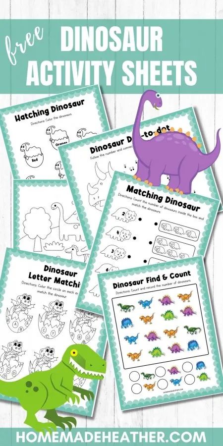 Dinosaur Busy Book Printable Free, How Do Dinosaurs Go To School Activities, Dinosaur Activity Sheets, Dinosaur Preschool Activities Free Printables, Dinosaur Educational Activities, Dinosaurs Kindergarten Activities, Dinosaur Activities Preschool Printables, Dinosaur Worksheets Free Printable, Dinosaur Worksheets Preschool