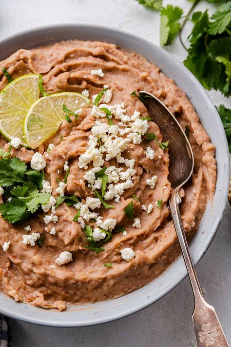 Instant Pot Refried Beans Recipe, Refried Bean Dip, Canning Refried Beans, Chicken Chili Crockpot, Refried Beans Recipe, Spicy Grilled Chicken, Mocha Recipe, Chili Recipe Crockpot, Oatmeal Cookies Chewy