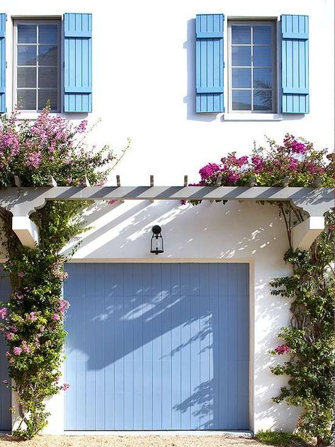 Painted garage walls