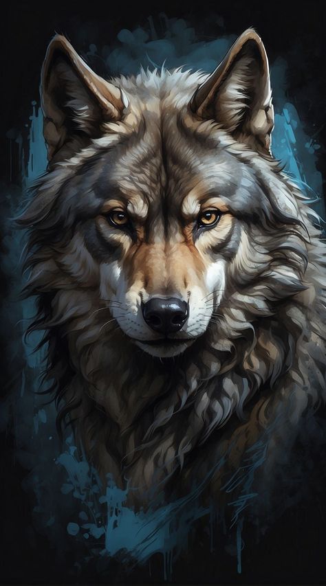 Mystic Glance: The Wolf's Whisper Wolf Eyes, World Of Imagination, High Fantasy, Cool Posters, Wolves, Abstract Canvas, A World, Fantasy Art, Art Pieces