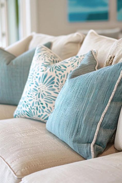 Coastal Charm: Beach Style Sofas for Your Home Beach Sofas Coastal Style, Coastal Couch, Coastal Sofa, Glam Sofas, Beach Sofa, Linen Sectional, Beige Couch, Beach House Living Room, Patio Sofa Set