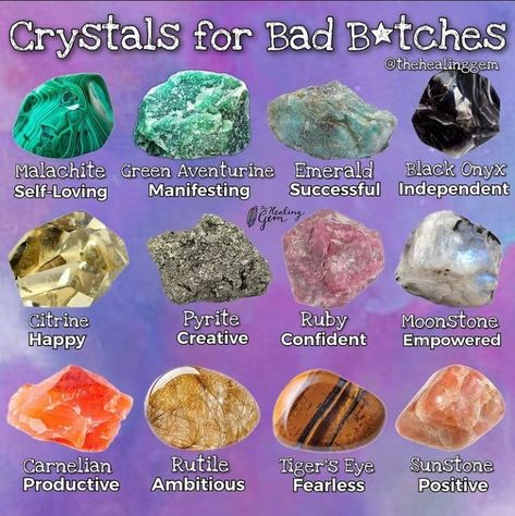 Crystal Meanings Charts, Energy Stones Crystal Healing, Super Seven Crystal, Crystals Healing Grids, Gemstones Chart, Crystal Healing Chart, Healing Crystals For You, Crystal Uses, Onyx Crystal