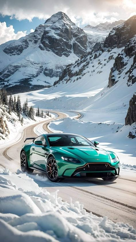 Luxe Auto's, Aston Martin Cars, Winter Car, Aston Martin Vantage, Cool Car Pictures, Most Expensive Car, Car Wallpaper, Martin Car, Super Luxury Cars