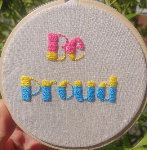 Lesbian Embroidery, Lgbtq Embroidery, Pride Embroidery, Pride Ideas, Embroidered Shirts, Embroidery Bracelets, Pansexual Pride, Trans Pride, Embroidery Ideas