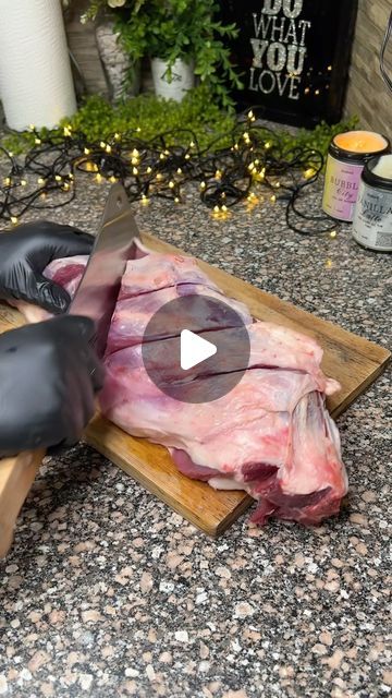 Goat Leg Recipe, Goat Leg, Goat Meat, Food Recipe, Quick Recipes, Meat Recipes, Food Videos, Goats, Grilling