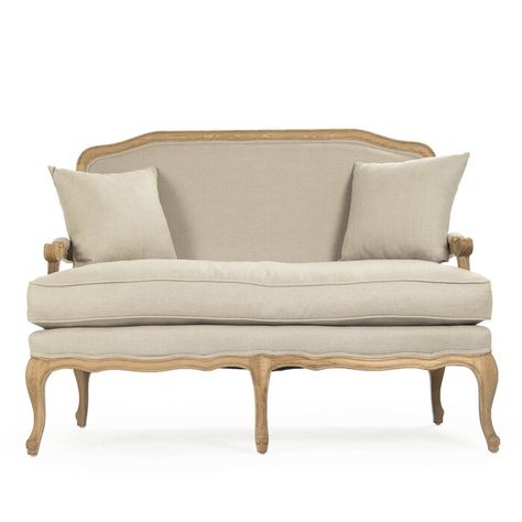 French Country Couch, French Country Settee, Wood Settee, Settee Dining, Settee Loveseat, Elegant Outdoor Furniture, Upholstered Settee, Cozy Chair, Settee Sofa