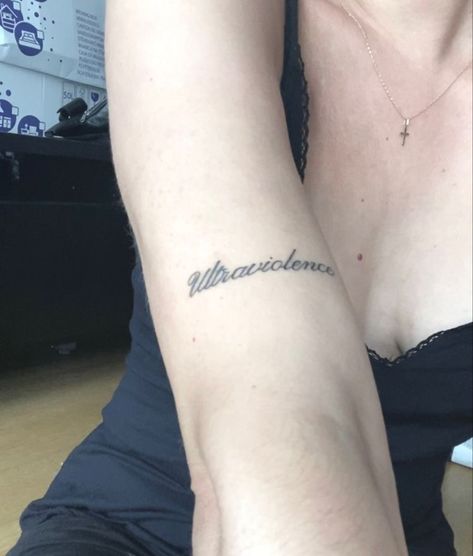 Lana Del Rey Tattoos, Song Tattoos, Heaven Tattoos, Lyrics Tattoo, Cute Tats, Lyric Tattoos, 1 Tattoo, Discreet Tattoos, Dainty Tattoos