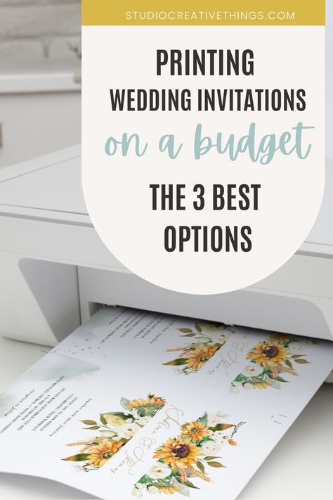 Best Printer For Invitations, How To Print Your Own Wedding Invitation, How To Print Invitations At Home, Making Your Own Wedding Invitations, How To Make Your Own Wedding Invitations, Cheap Wedding Invites, Easy Wedding Invitations Diy, Cheap Wedding Invitation Ideas, How To Make Wedding Invitations