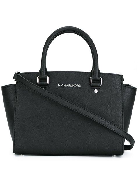 Medium Selma Satchel - Black - MICHAEL Michael Kors Shoulder bags Michael Kors Bag Black, Michael Kors Designer, Mini Mochila, Michael Kors Selma, Michael Kors Satchel, Classic Handbags, Cheap Handbags, Iconic Bags, Material Girl