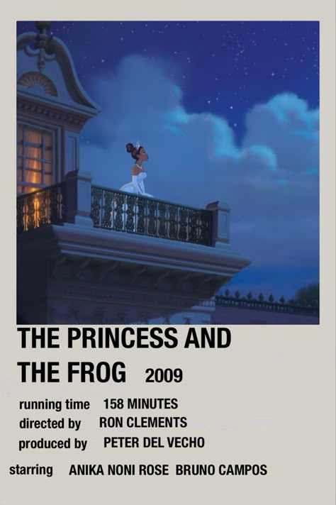 Princess And The Frog Polaroid Poster, Princess And The Frog Movie Poster, Princess And The Frog Homecoming Poster, Raymond Princess And The Frog, Princess And The Frog Poster, Princes And The Frog, Frog Posters, Movie Polaroids, Princess Songs