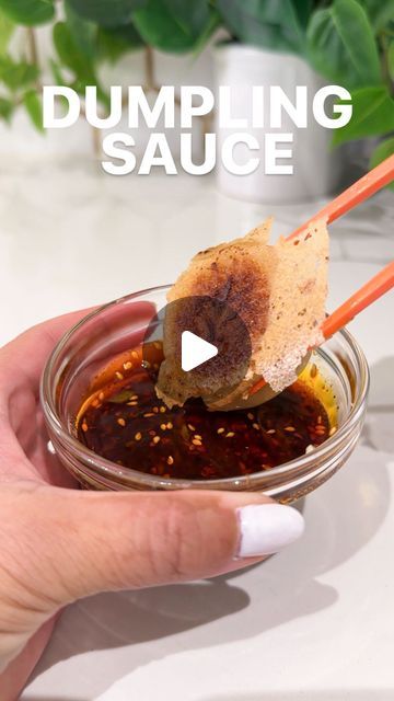 Dumpling Sauce Recipe, Chinese Black Vinegar, Dumpling Sauce, Black Vinegar, Austin Food, Garlic Clove, So Many Questions, Printable Recipe, Chili Oil