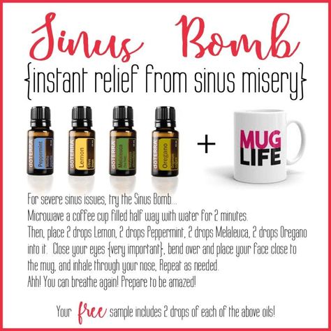 Essential Oils Recipes, Essential Oil Spray Recipes, Nasal Inhaler, Terra Essential Oils, Oils For Sinus, Esential Oils, Close Eyes, Doterra Diffuser Blends, Doterra Oil