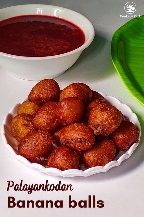 Banana Balls, Evening Snacks Indian, Snacks Indian, Bonda Recipe, Healthy Evening Snacks, Banana Snacks, Banana Fritters, Indian Tea, Overripe Bananas