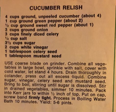 Cucumber Relish Cucumber Relish Recipes Canning, Canning Shelves, Cucumber Relish Recipes, Pickle Relish Recipe, Hot Dog Relish, Cucumber Relish, Pickled Vegetables Recipe, Preserving Recipes, Summer Squash Recipes