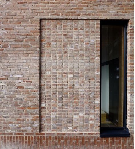 Recycled Brick, Brick Detail, Architectural Materials, Wood Screens, Brick Architecture, Harbin, Brick Facade, Brick Design, Brick Patterns