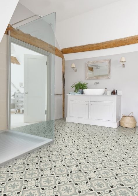 Bathroom sheet vinyl flooring | Leoline Sheet Vinyl Flooring Bathroom, Flooring Ideas Vinyl, Flooring Bathroom, Vinyl Flooring Sheet, Vinyl Flooring Bathroom, Bathrooms Showers, Sheet Vinyl Flooring, Herringbone Wood, Vinyl Floors