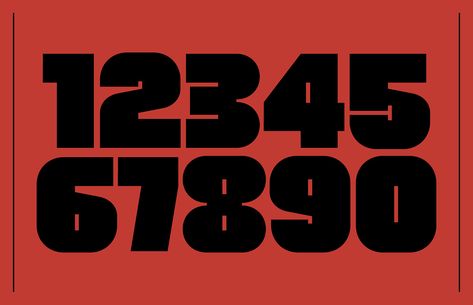 Bulk is a extra bold display typeface designed by DR-Foundry. Bold Number Fonts, Typography Numbers, Number Font, Number Fonts, Display Typeface, Tattoo Font, Display Fonts, Bold Fonts, Typeface Design