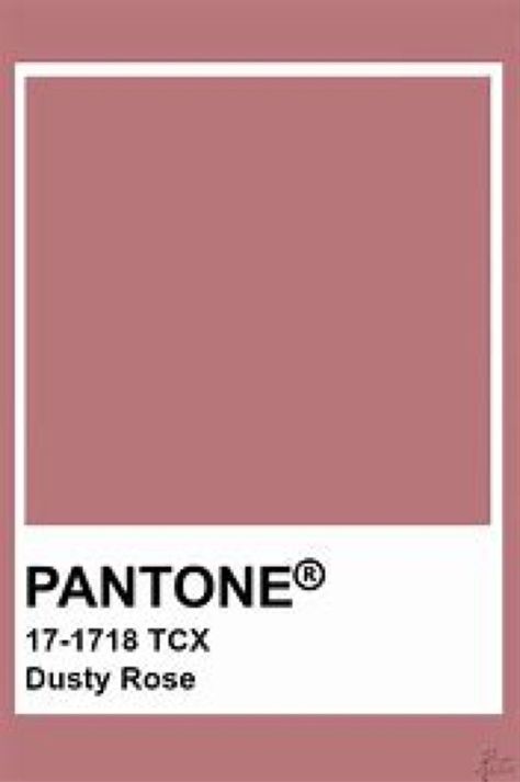 Dusty Rose Pallet, Pantone Dusty Rose, Brownish Pink Color, Dusty Rose Branding, Dusty Pink Pantone, Dark Pink Pantone, Dark Pink Color Palette, English Country Interiors, Pantone Red