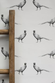 Pheasant Wallpaper, English Country Bathroom, Country Cottage Bathroom, Small Cottage Interiors, Country Cottage Living Room, Modern English Country, Peony And Sage, Cottage Bathroom Ideas, Wallpaper Bathroom