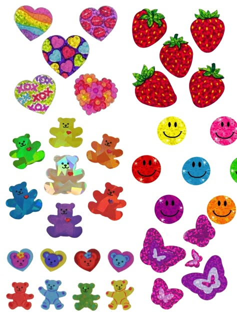 90s Stickers Png, Y2k Stickers Png, Virtual Stickers, Aesthetic Stickers Png, Kidcore Stickers, Sticker Y2k, Y2k Stickers, 90's Stickers, Scrapbook Printing