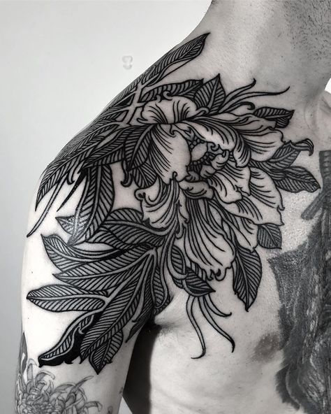 Alexander Grim, Tatuagem Masculina Pequena, Engraving Tattoo, Tattoo Skin, Floral Tattoo Sleeve, Botanical Tattoo, Tattoo Project, Black Work, Black Ink Tattoos