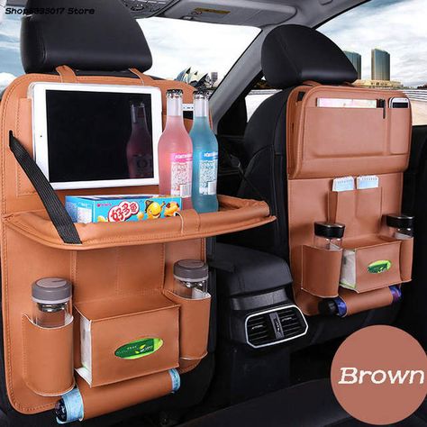 Online Shop Car Seat Back Organizer Tray Travel Storage Bag Foldable Dining Table For Mitsubishi Outlander 2017 2018 2019 2020 | Aliexpress Mobile_en title Vw Buzz, Seat Back Organizer, Car Seat Bag, Foldable Dining Table, Must Have Car Accessories, Car Table, Car Storage Bag, Car Chair, Mazda Cx5