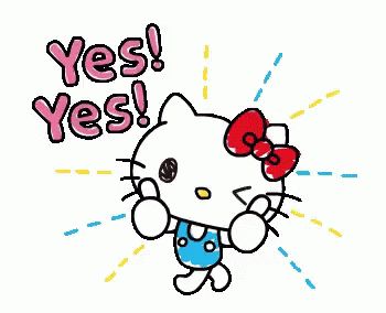 Hello Kitty GIF - HelloKitty - Discover & Share GIFs Hello Kitty Gif, Yes Gif, Kitty Gif, Dibujos Toy Story, Hello Sticker, 헬로키티 배경화면, Hello Kitty Imagenes, Pink Kitty, Up Animation