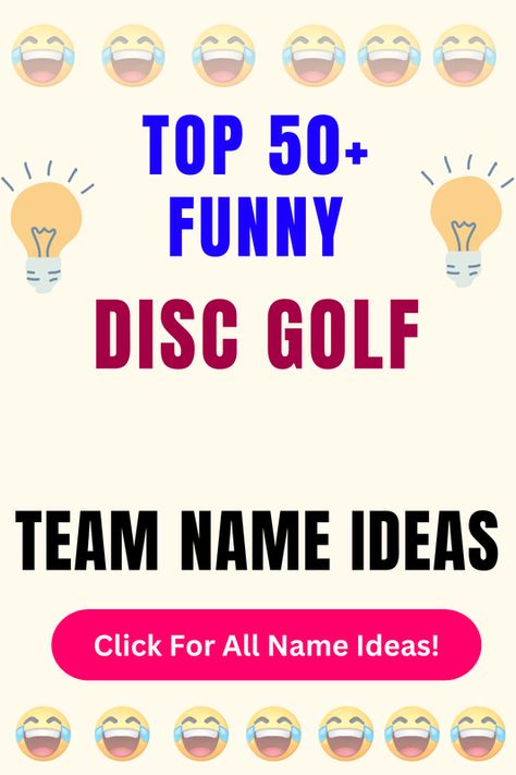 Check Out The Top 50+ Funny Disc Golf Team Name Ideas. Click For All 200+ Disc Golf Team Name Ideas! Disc Golf Humor, Bowling Team Names, Derby Names, Flying Discs, Demolition Derby, Ace Ventura, Golf Logo, Bowling Team, Flying Disc