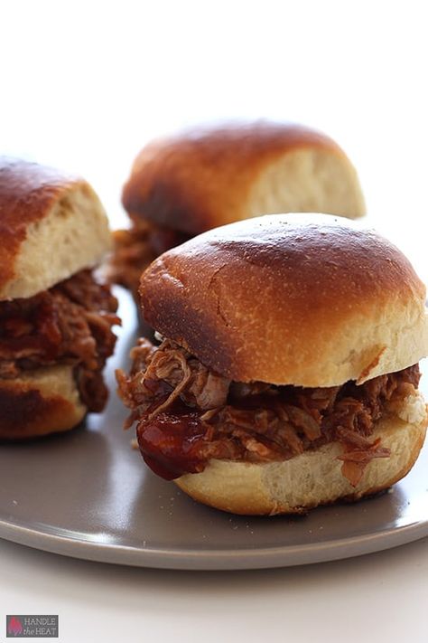 Slow Cooker Beer Pulled Pork - Handle the Heat Beer Pulled Pork, Grill Sandwich, Pulled Pork Sandwiches, Pork Sandwiches, Handle The Heat, Best Crockpot Recipes, Cooking With Beer, Dump Meals, Pulled Pork Recipes