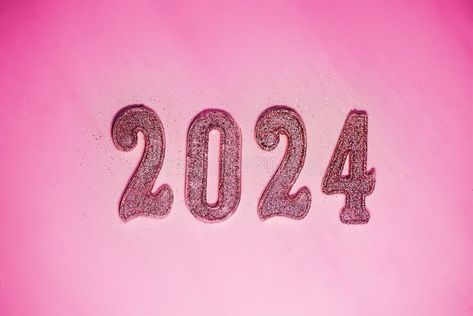 2024 New Year. Numbers of the coming new year on a pink background. Trendy color of the outgoing year in the style of a royalty free stock image 2024 In Pink Numbers, 2024 Pink Background, Pink 2024 Wallpaper, 2024 In Pink, 2024 Number Aesthetic Pink, Vision Board Pics Pink, Pink 2024 Number, 2024 Pink Aesthetic, Vision Board Ideas Aesthetic 2024 Pink