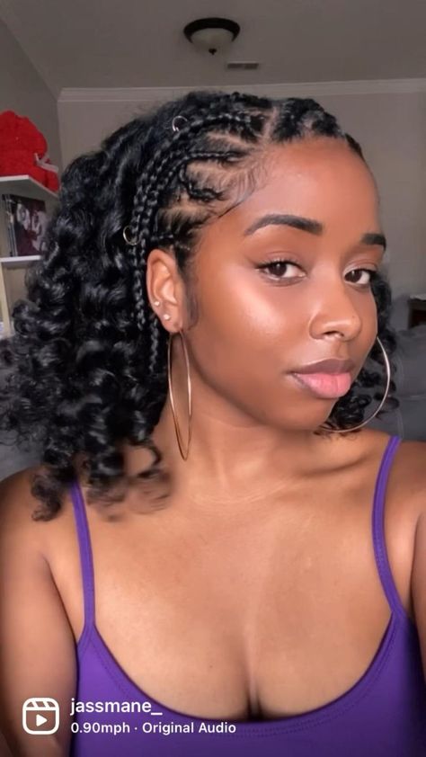 Criss Cross Braids & Flexi Rods | Pinterest Criss Cross Braids, Mommy Hair, Cross Braids, Mommy Hairstyles, School Braids, Natural Hairstyles For Black Women, Soul Glow, Updo Braids, Kids Braids