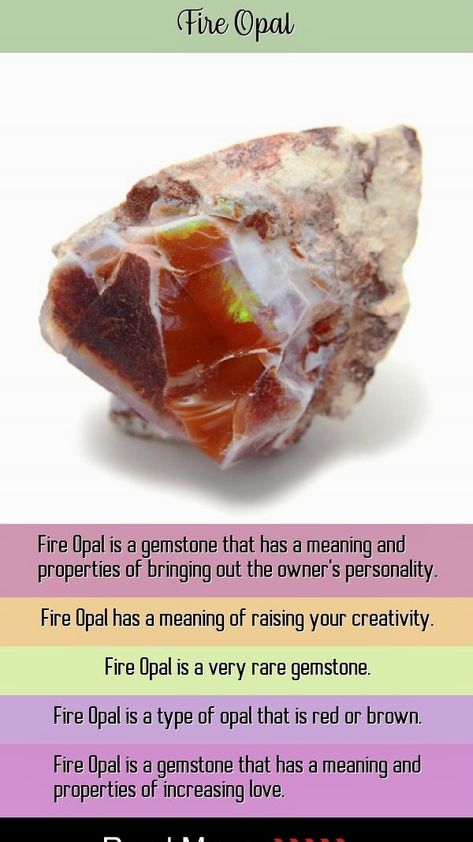 Fire Opal Meaning, Energy Powers, Healing Ideas, Opal Rock, Opal Meaning, Eye Twitching, Jewelry Knowledge, Natural Alternatives, Gemstone Properties