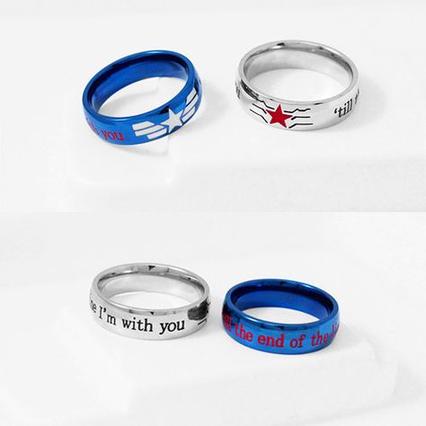 Engagement Ring Couple, Winter Soldier Captain America, Widow Aesthetic, Marvel Jewelry, Наташа Romanoff, Branch Engagement Ring, Marvel Gifts, Marvel Clothes, Ring Couple