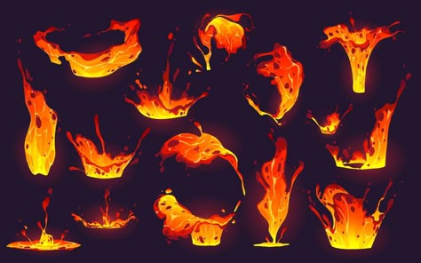 Lava Magic Art, Lava Concept Art, How To Draw Lava, Lava Animation, Lava Character Design, Lava Powers, Lava Character, Lava Oc, Lava Bending