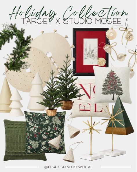 Studio Mcgee Christmas 2023, Target Christmas Decor 2023, Target Christmas 2023, Studio Mcgee Holiday, Studio Mcgee Christmas, Target Christmas Decor, Mcgee Target, Christmas Decorations Apartment, Target Christmas