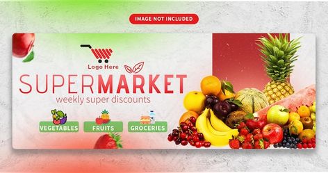 PSD supermarket banner design | Premium Psd #Freepik #psd Supermarket Design, Online Shop Design, Technology Icon, Event Food, Card Banner, Presentation Template Free, Cartoon Clip Art, Banner Design, Graphic Resources