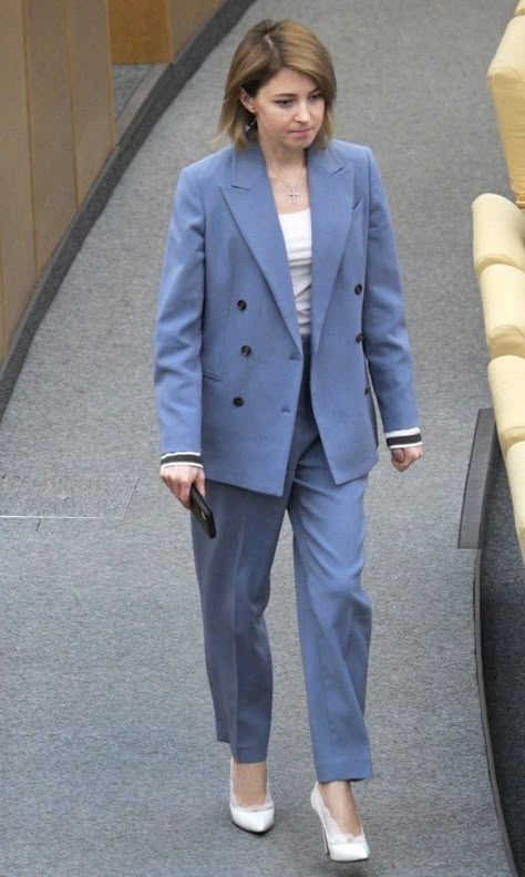 Natalia Poklonskaya, Double Breasted Suit, Double Breasted Suit Jacket, Double Breasted, Suit Jacket, Collage, Pins, Quick Saves