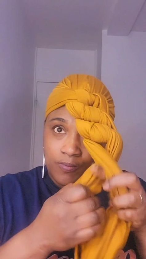 Headtie Head Wraps, African Head Wraps Tutorial, Turban Styles, African Head Scarf, African Hair Wrap, Head Scarfs, Headwrap Tutorial, Head Scarf Tying, Head Wraps For Women