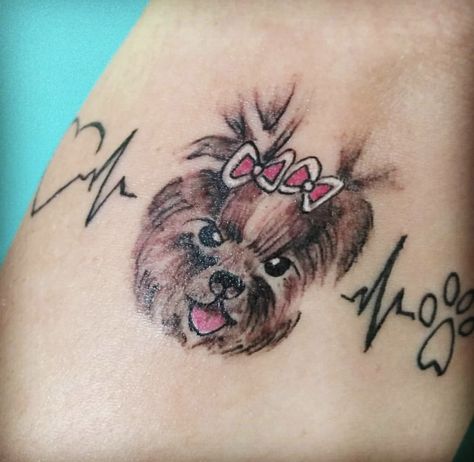 Yorkie Tattoo, Tattoos Paw Print, Tattoo Minimalist, Yorkshire Terrier, Print Tattoos, Paw Print Tattoo, Yorkie, Yorkshire, Paw Print