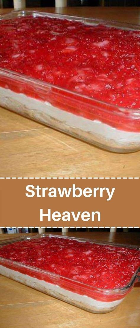 Strawberry Fluff Dessert, Dessert Recipes Easy Quick, Strawberry Heaven, Angel Food Cake Desserts, Easy Strawberry Desserts, Strawberry Stuff, Jello Dessert, Jello Salads, Fluff Salad