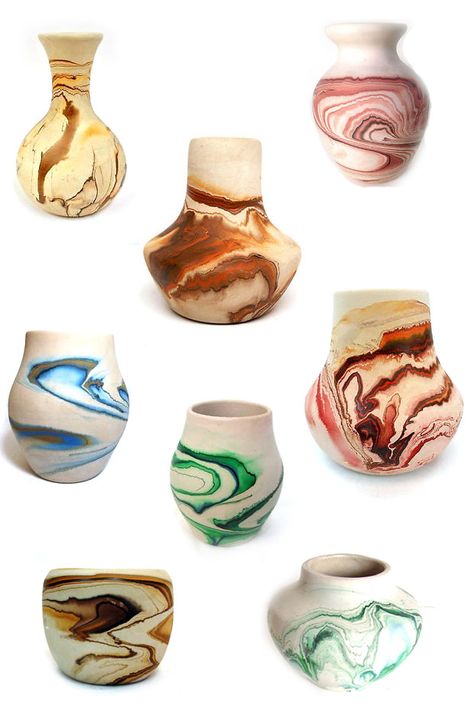 Colorful Swirls, Native Pottery, Justina Blakeney, Indian Pottery, Marble Ceramics, Budget Decorating, Pottery Videos, Dreamy Landscapes, Ceramic Techniques