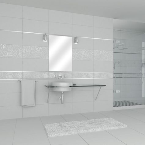 Visit Now For Best Design Tiles  Notwithstanding our kitchen taps and creator radiators offering, we give you a broad choice of divider and white bathroom tiles to suit contemporary and exemplary plan feel. Visit here:- https://goo.gl/HfZZsQ White Tile Bathroom Walls, Bathroom Vanities Ideas, Vanities Ideas, White Porcelain Tile, White Kitchen Tiles, Small Toilet Room, Small Bathroom Sinks, White Wall Tiles, White Bathroom Tiles