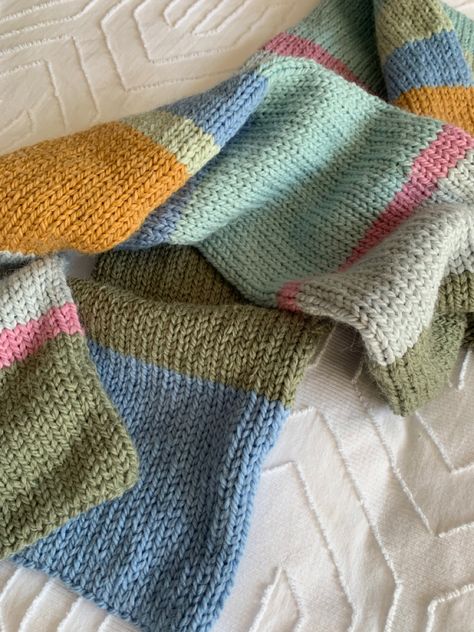 New york winter scarf, stripes, chunky scarf, pastel, new york vibes, rory gilmore, aesthetic scarf Knit Scarf Aesthetic, Plaid Crochet Scarf, Crochet Winter Scarf Aesthetic, Checkered Scarf Crochet, Chunky Scarf Colorful, Aesthetic Scarf, Rory Gilmore Aesthetic, Gilmore Aesthetic, Pastel Scarf