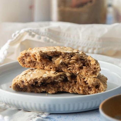 Single Serving Oatmeal Cookie Single Serve Oatmeal Cookie, Single Serving Oatmeal, Single Serve Oatmeal, Single Serving Cookie Dough, Banana Blueberry Oatmeal Muffins, Cookie Shots, The Perfect Cookie, Oatmeal Packets, Gooey Cookies