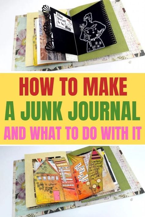 How to easily make a junk journal and what to do with it 49 Dragonflies, Homemade Journal, Sketchbook Design, Diy Journals, Aesthetic Journaling, Journal Techniques, Handmade Journals Diy, Journal Therapy, Smash Journal