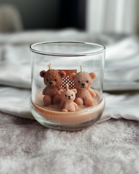 Teddy Bear Family🧸 Teddy Candle, Teddy Bear Family, Teddy Bear Candle, Bear Candle, Bear Family, Scenery Wallpaper, Your Dream, Dreaming Of You, Teddy Bear