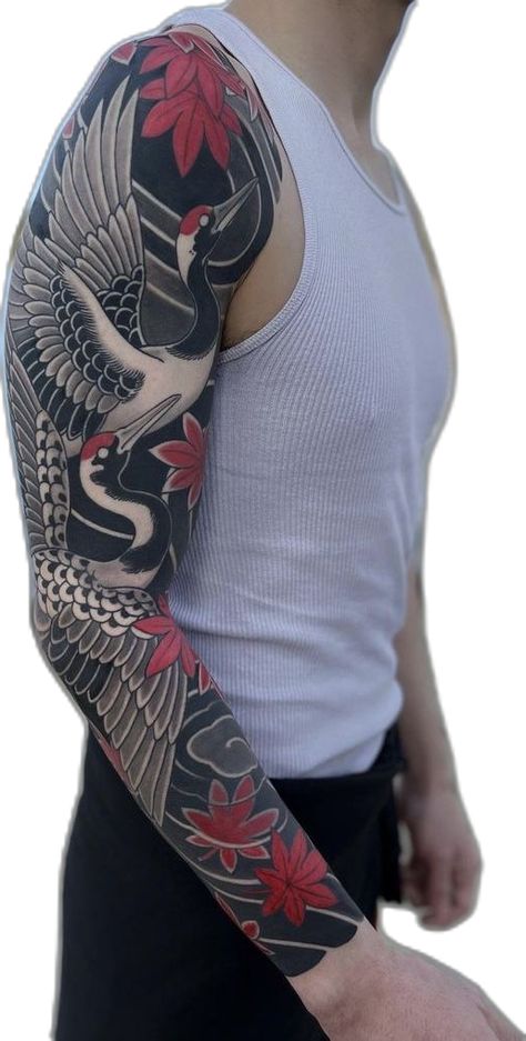 Japanese Tattoo Arm, Chinese Sleeve Tattoos, Yakuza Style Tattoo, Samurai Tattoo Sleeve, Japanese Tattoos For Men, Tattoo Japanese Style, Tattoo Japanese, Ant Killer, Mushroom Tattoos