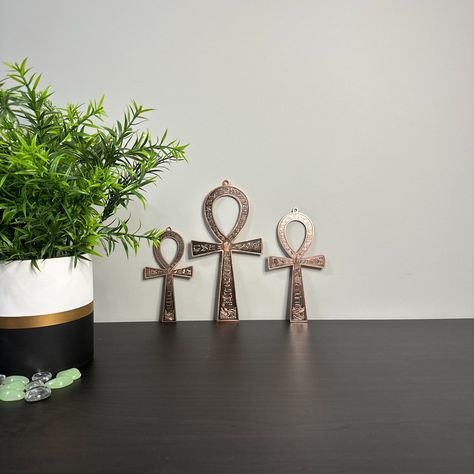 Unlock the mysteries of ancient Egypt with our stunning Ankh keys! These beautifully crafted pieces symbolize eternal life and prosperity, making it a perfect addition to your home decor or a thoughtful gift for loved ones. Embrace the rich history and elegance of Egyptian artistry bring home your Ankh key today! Every key is sold separately. For more details, visit our store: https://ramsesantiquesca.etsy.com #ancienthistory #Egypt #statue #decor #gifts #pharoah #mummy #tutankhamun #hist... Egypt Statue, Statue Decor, Tutankhamun, Eternal Life, Ancient History, Ancient Egypt, Decor Gifts, Thoughtful Gifts, Egypt