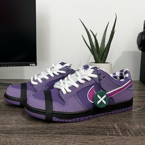 Nike Purple Lobster Dunks Lobster Dunks, Purple Lobster, Nike Purple, Brand New, Nike, Purple, Fashion Trends, Closet, Fashion Tips